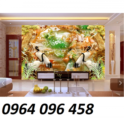 Tranh gạch 3d chim hạc - 844XC