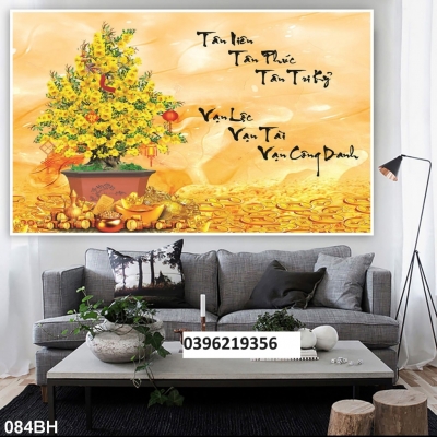 Tranh gạch đẹp bình hoa 3D