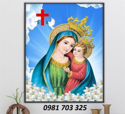 Tranh gạch- gạch tranh 3D công giáo