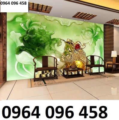 Tranh gạch 3d phong thủy phòng khách - JCX333