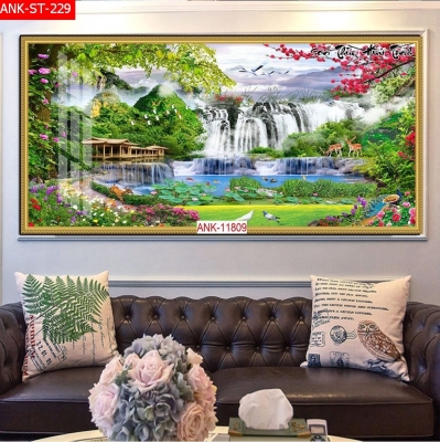 Tranh gạch 3d phong cảnh đồng quê - FCX2