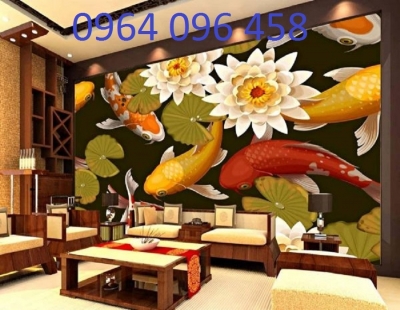 Tranh gạch 3d cá koi - FSZ222