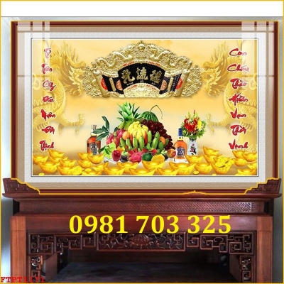 Tranh gạch ốp nhà mồ