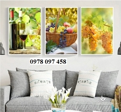 Tranh dán tường phòng ăn