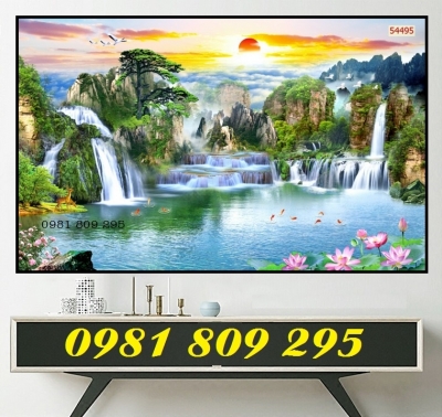 Tranh gạch men - gạch tranh 3d phong cảnh