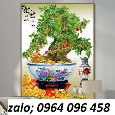 Tranh gạch 3d cây cảnh - DLP09