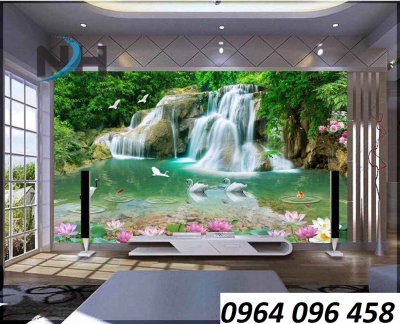 Tranh gạch 3d phong cảnh đồng quê - 899NBB