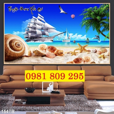 Gạch tranh thuyền buồm