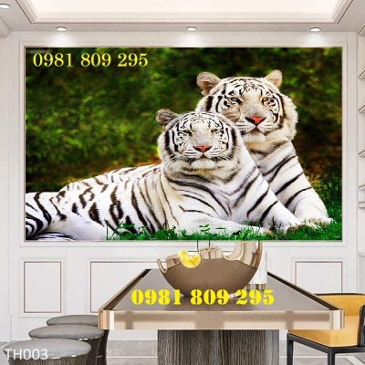 Gạch 3d con hổ