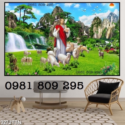 Gạch ốp tường trang trí 3d công giáo