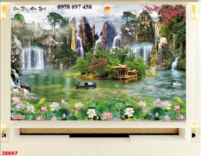 Tranh gạch 3D- tranh phong cảnh