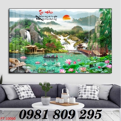 Tranh gạch 3d phong cảnh