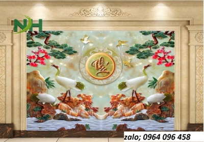 Tranh phòng thờ - tranh gạch 3d phòng thờ - CXV43