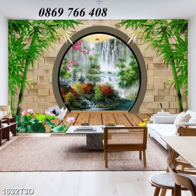 Tranh gạch-tranh dán tường 3D