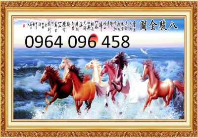 tranh gạch 3d - gạch tranh 3d bát mã - 765SN