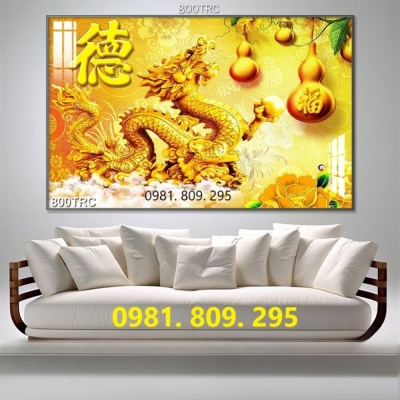 Gạch 3d rồng phượng , gạch tranh 3d