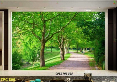 Tranh gạch 3D phòng khách- gạch tranh ốp tường