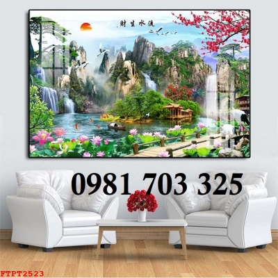 Gạch men 3D ,tranh gạch phong cảnh