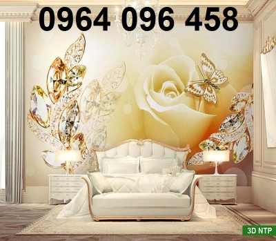 Gạch tranh 3d ốp tường phòng ngủ - 87SP