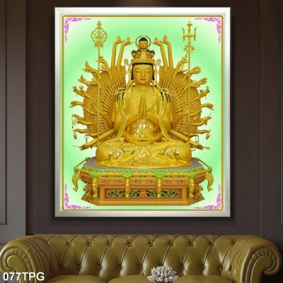 Gạch tường Phật giáo trang trí phòng thờ