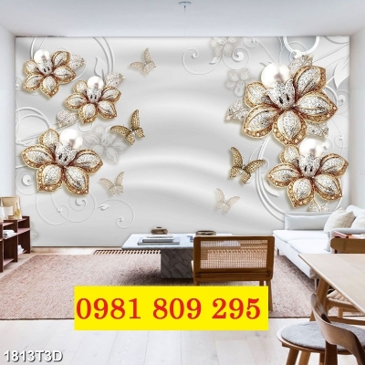 Gạch trang trí hoa ngọc