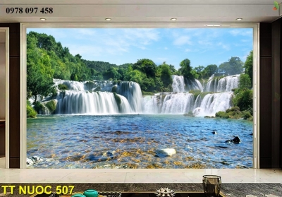 Tranh phong cảnh- tranh gạch 3D