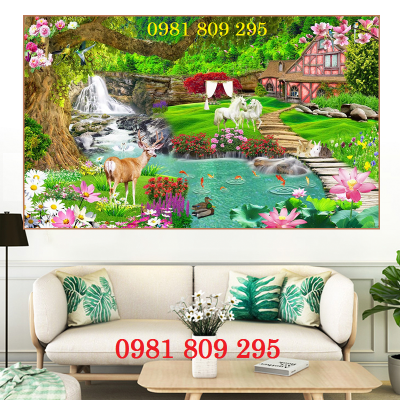 Gạch tranh phong cảnh đẹp