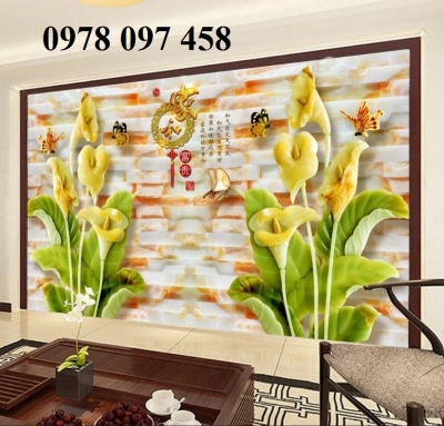 Tranh gạch - tranh đẹp phòng khách