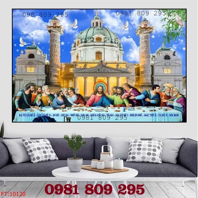 Gạch ốp tường tranh gạch công giáo