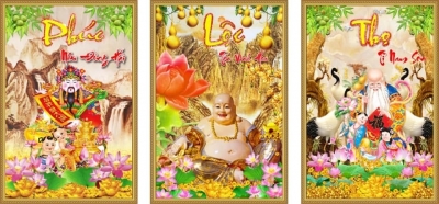 Tranh phật 3d - tranh phật gạch 3d - XC322