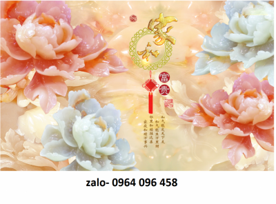 Tranh gạch 3d hoa sứ ngọc - XVC788