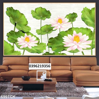 Tranh cá chép đẹp 3D trang trí