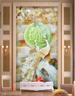 Tranh gạch 3d ốp tường cầu thang - FJKK7