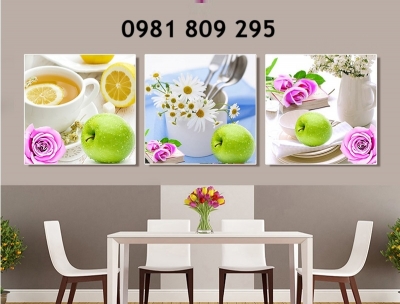 Tranh gạch ốp tường bếp trang trí 3d HDH939