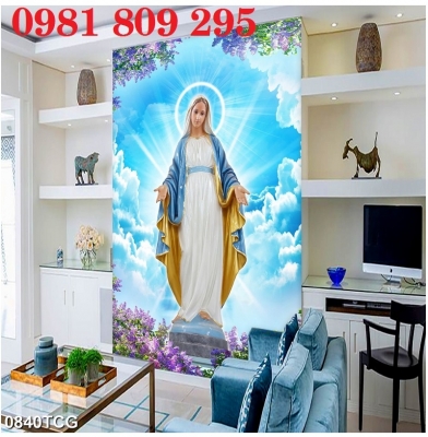 Gạch tranh công giáo - tranh gạch 3d