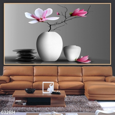 Tranh gạch bình hoa 3d đẹp