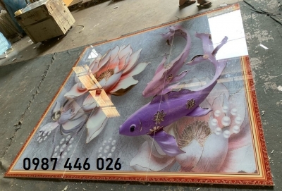 Tranh gạch hoa 3d HP7233