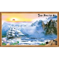 Tranh dán phòng khách - tranh phong cảnh thiên nhiên