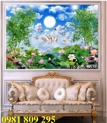 Gạch 3d , tranh hoa