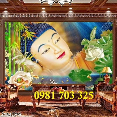 Tranh gạch Phật giáo phong thủy đẹp