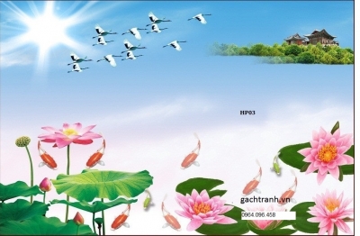 Tranh gạch 3d ốp tường mặt tiền - FVMM55