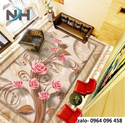 Gạch thảm hoa lát sàn 3d - CMNN05