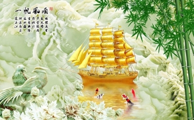 Tranh gạch 3d trang trí phòng khách - CCX22