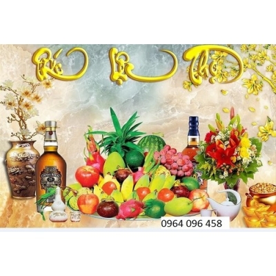 Tranh gạch 3d măm ngủ quả - LMCC32
