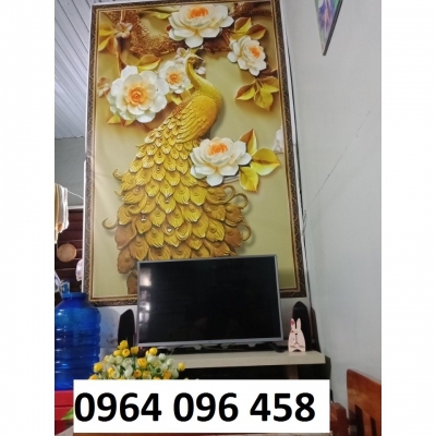 Tranh gạch 3d bóng kính - 055CV