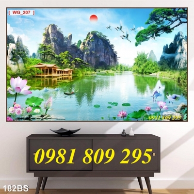 Gạch tranh , gạch ốp tường trang trí phòng khách