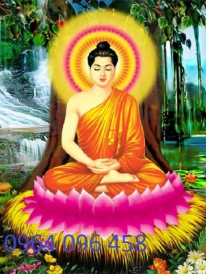 gạch tranh 3d phật phòng thờ - 745SM