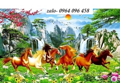 Tranh  gạch men 3d ốp tường mã đáo thành công - 544CCX