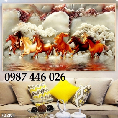 Gạch 3d, tranh mã đáo thành công