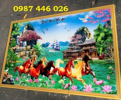 In gạch tranh mã đáo thành công HP86263